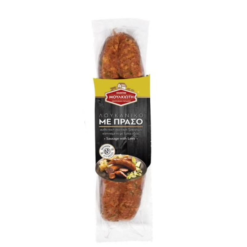 Saucisse de porc & poireaux 350gr